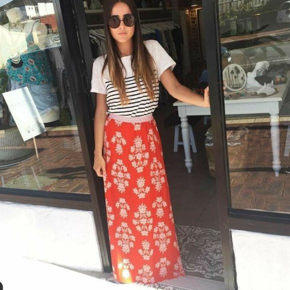 Tigerlily Dresses & Skirts - TIGERLILY Moken Floral High Waisted Maxi Skirt RRP$199